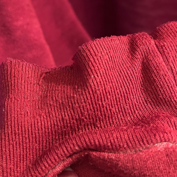 Mickey Mouse Disney dark red distressed juniors lightweight sweatshirt XL hoodie - Picture 10 of 12